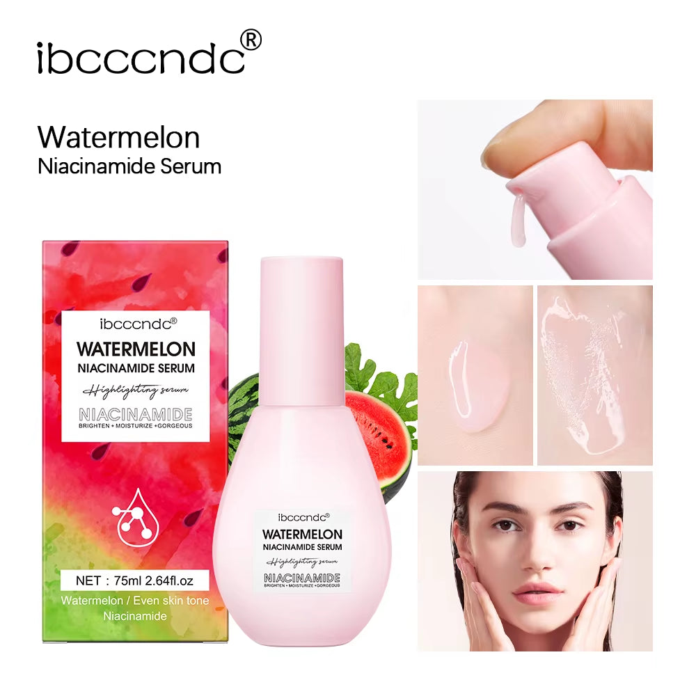 New Watermelon Nicotinamide Light Bulb Essence Moisturizing Skin Brightening Face Brightening Essence