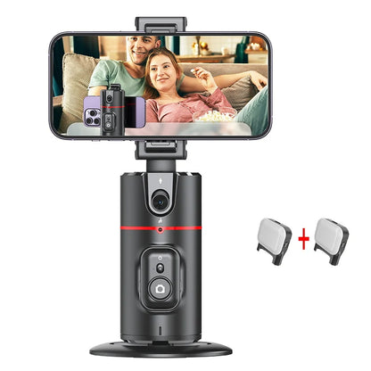 Phone Stabilizer Smart Facial Tracking with Removable Fill Light Phone Stand Wireless Selfie Stick Tripod for Live Streaming New