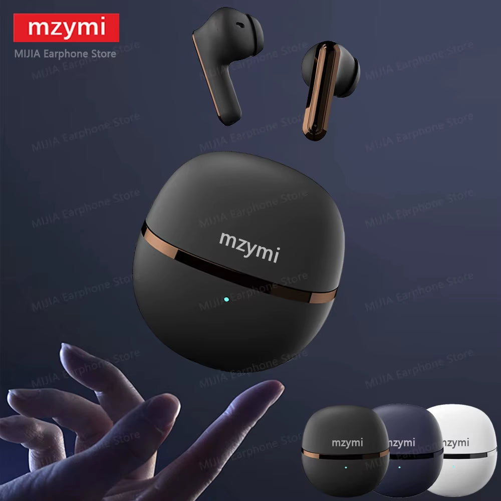 Mzymi A34 New Earbuds in Ear Wireless Bluetooth5.3 Headphone Hifi Stereo Sound Headset HD Call Built-In Mic for XIAOMI